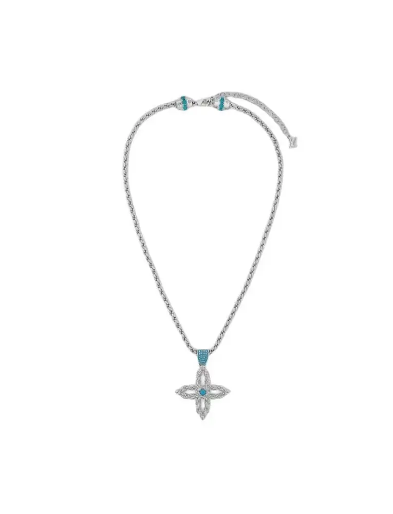 Louis Vuitton turquoise necklace