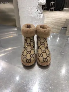 Gucci women’s autumn and winter wool boots