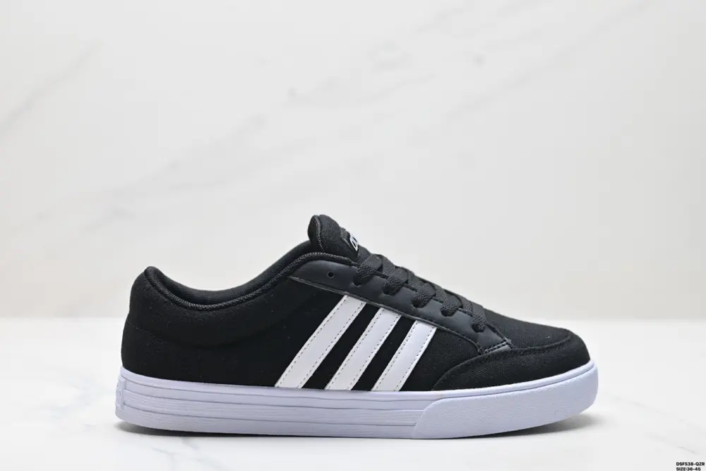 Adidas VS SET Clover Canvas Upper Casual Campus Low-top Couple Sneakers AW3890