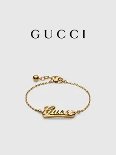 Bracelet with handwritten Gucci logo