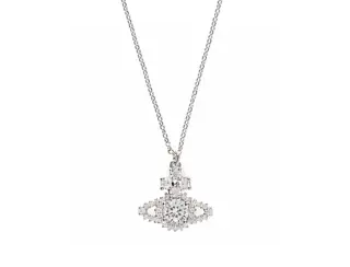 Vivienne Westwood crystal Saturn necklace