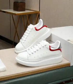 McQueen couple’s white shoes