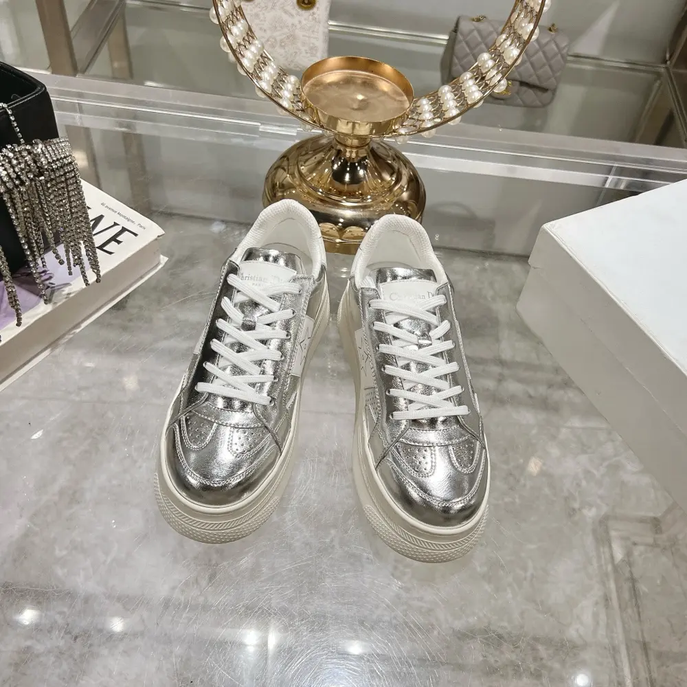 Dior new platform shoes thick-soled casual shoes
