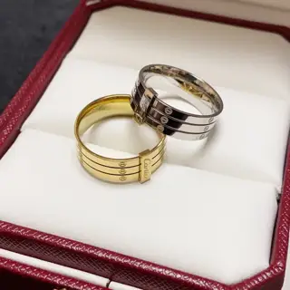 Cartier 14K color-preserving series ring