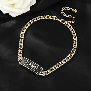 Chanel Diamond Double C Necklace