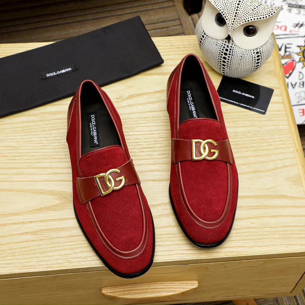 Dolce & Gabbana casual slip-on shoes Official website original 1:1 mold