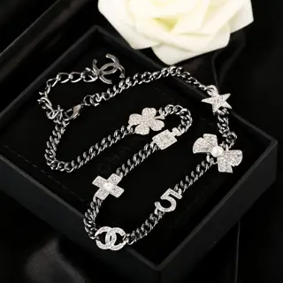 Chanel Double C Necklace New Bow Necklace