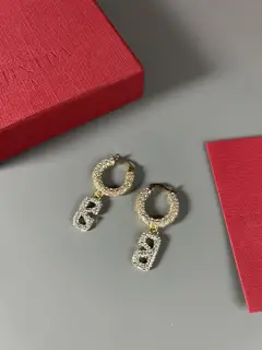 Valentino diamond earrings
