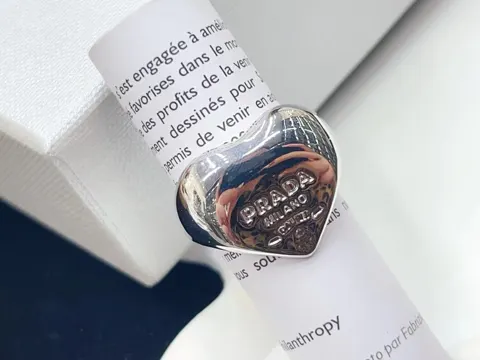 Prada heart ring