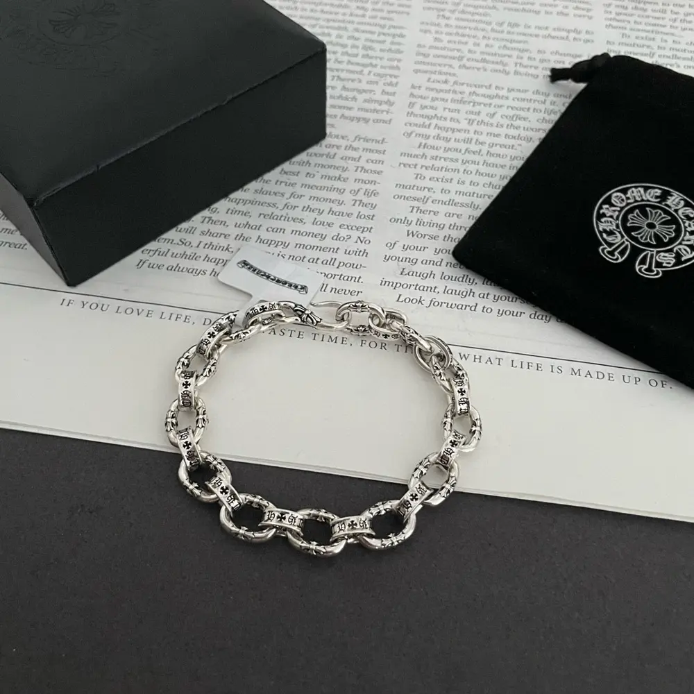 Chrome Hearts cross letter bracelet