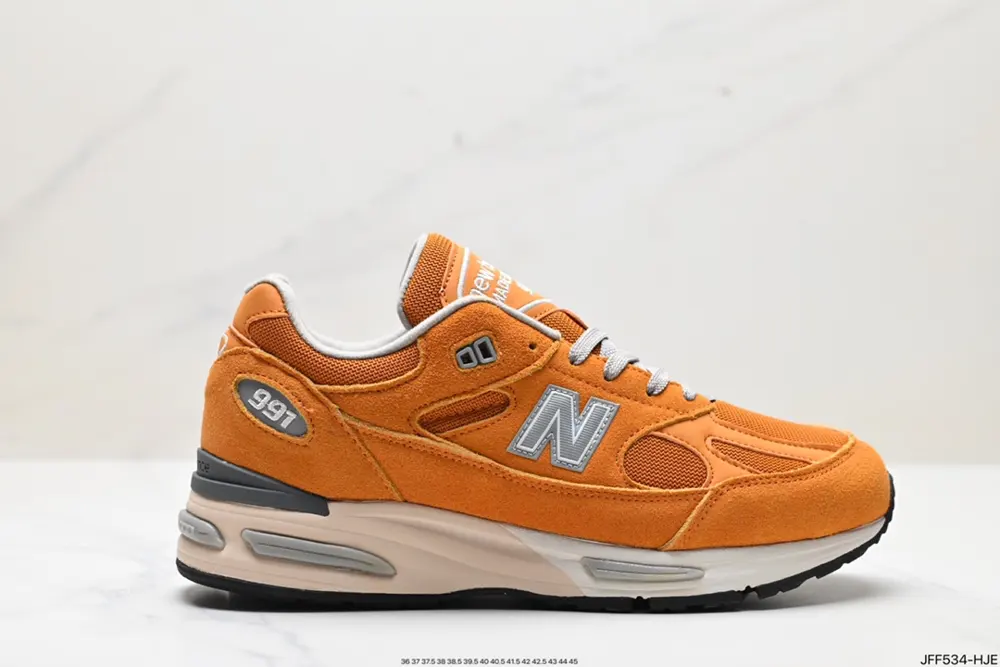 New Balance 991v2 Made in UK “Black” series British-made classic versatile dad casual U991BK2
