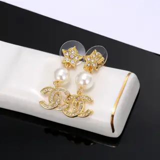 Chanel star earrings