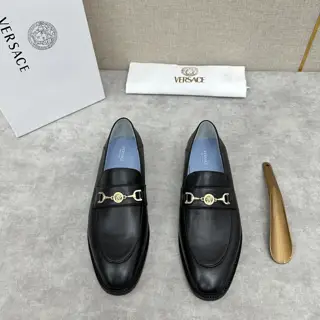 Versace men’s business leather shoes