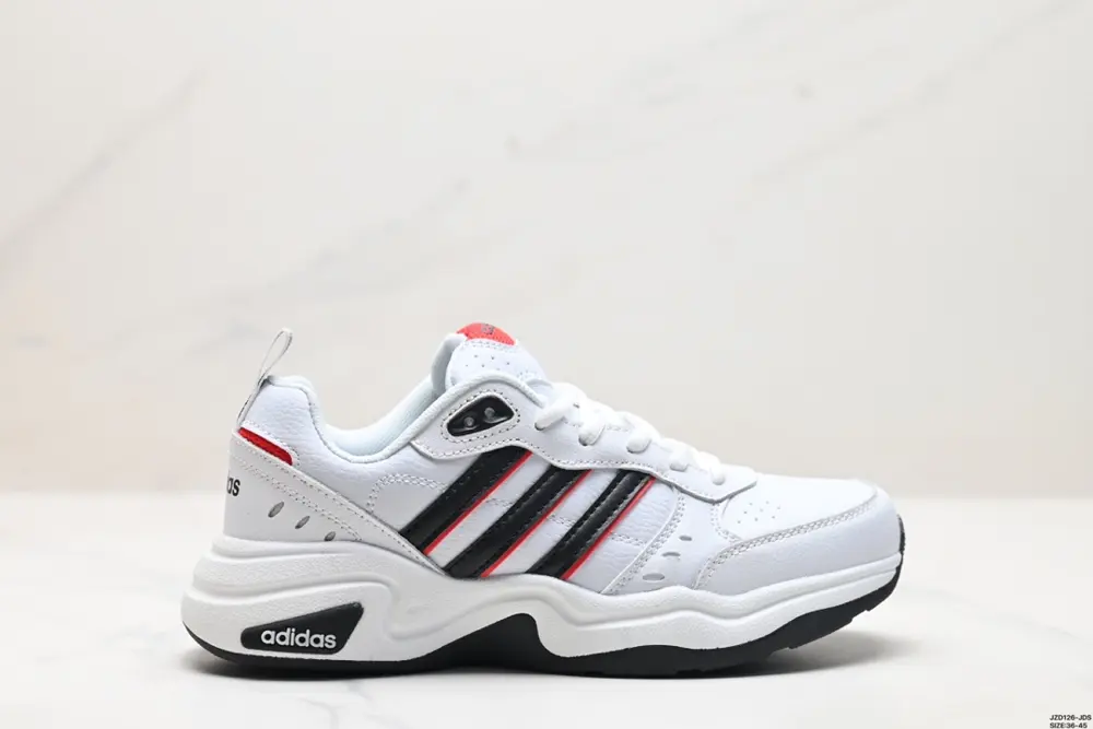 Adidas neo Strutter leather retro sports non-slip low-top lifestyle shoes FW3742