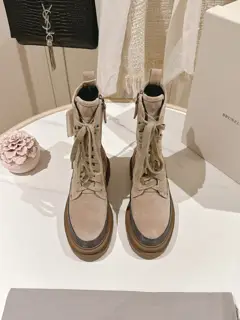Brunello Cucinelli Ankle Boots The classic inspiration from loafers defines the modern