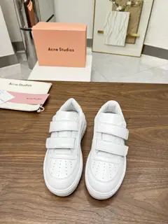 Acne Studios Velcro thick-soled white shoes are hot new