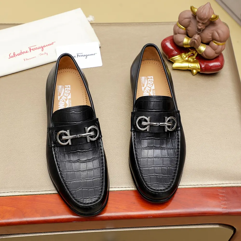 Salvatore Ferragamo casual slip-on shoes Official website original 1:1 mold
