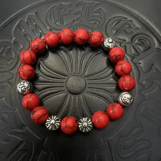 Chrome Hearts classic retro multi-element turquoise bracelet
