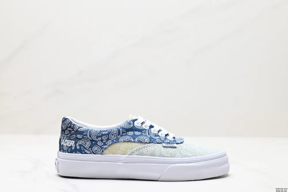 Vans Denim Blue and White Cashew Flower is coming