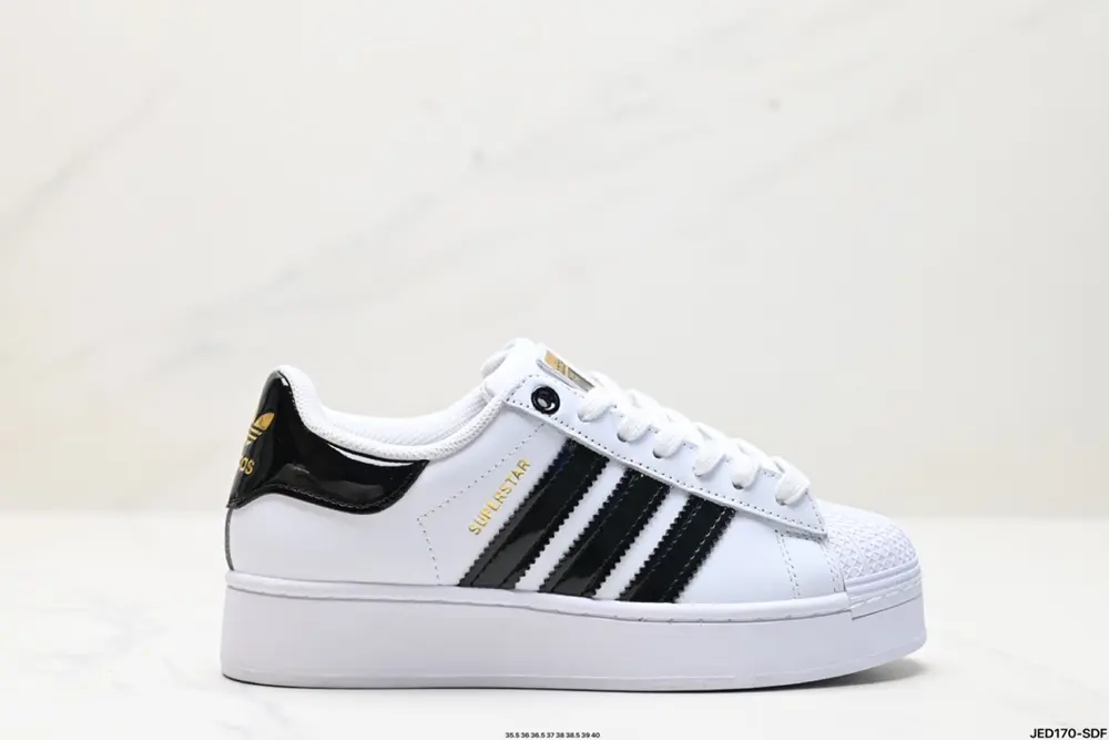 Adidas Originals Superstar Bold W Shell Toe Series Low-top Classic All-match Casual Sports FV3335