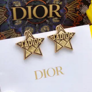 Dior star earrings