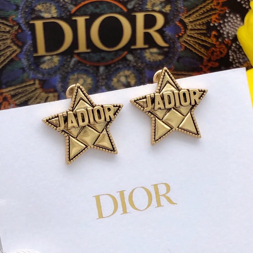 Dior star earrings