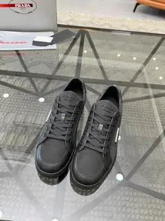 Prada men’s leather sneakers