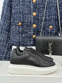 McQueen couple’s Dexter casual sports white shoes