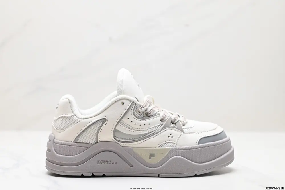 FILA FUSION 50-50 fabric synthetic leather TPU non-slip wear-resistant low-top sneakers T12W332201FSG