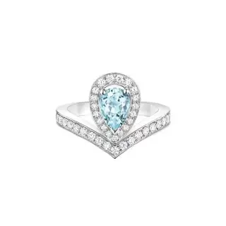 Chaumet Aquamarine Drop Ring