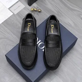 Dior business casual slip-on shoes