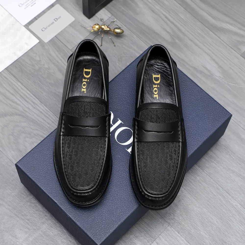 Dior business casual slip-on shoes