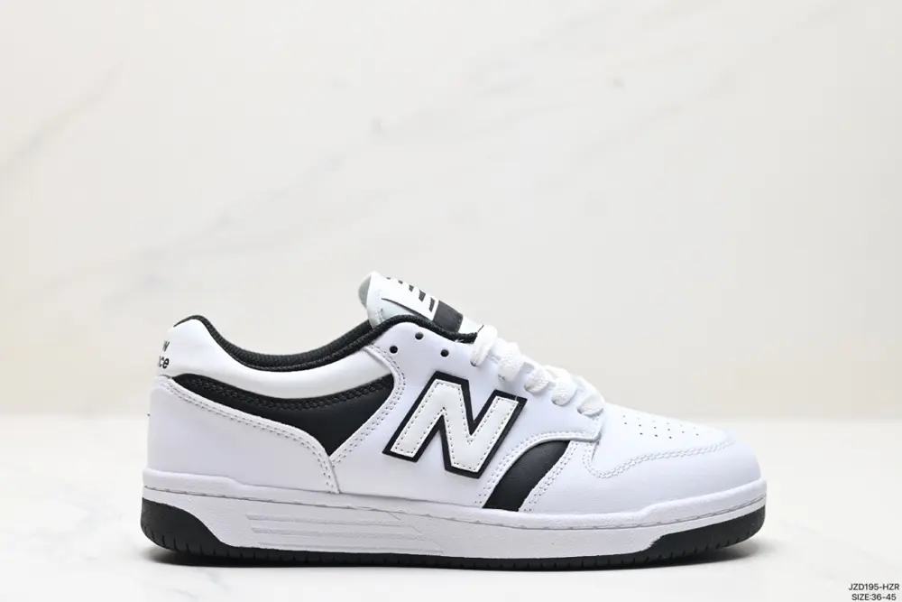 New Balance NB480 series shock-absorbing and wear-resistant low-top lace-up casual sneakers BB480LEO