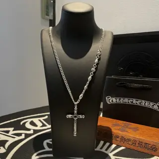 Chrome Hearts sideways necklace