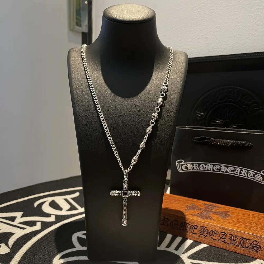 Chrome Hearts sideways necklace