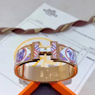 Hermes bracelet Original custom 20mm wide bracelet The enamel craft is a real test of the