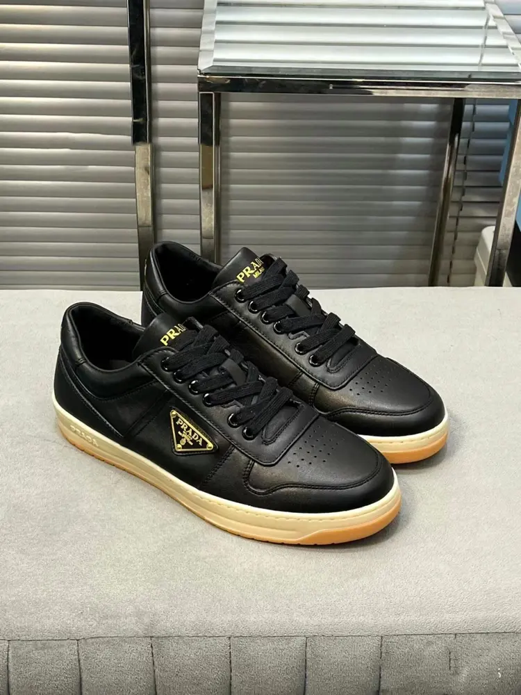 Prada men’s leather sneakers