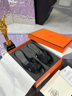 Hermès H slippers