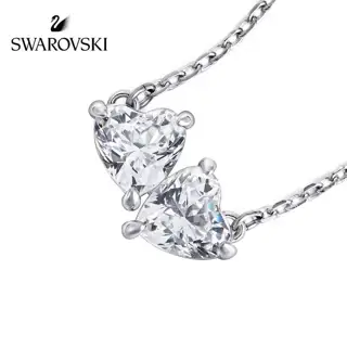 Swarovski True Love Heart-to-heart clavicle necklace