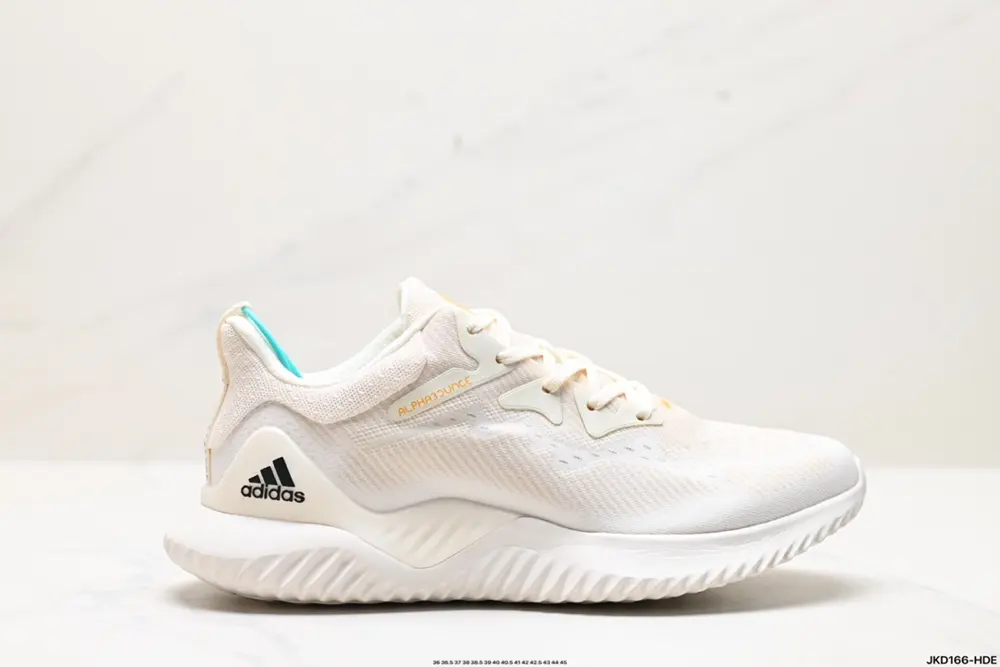 Adidas Alphabounce Alpha High Elastic Continental Shark Gill Pattern Outsole Casual Sports CG4361