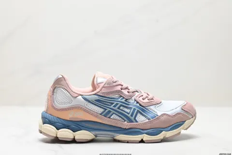 ASICS/Asics GEL-NYC breathable mesh upper with some synthetic leather material uses new 1203A383-103