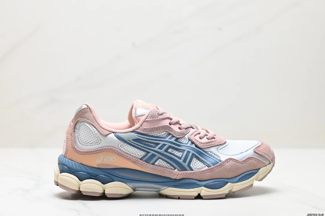 ASICS/Asics GEL-NYC breathable mesh upper with some synthetic leather material uses new 1203A383-103