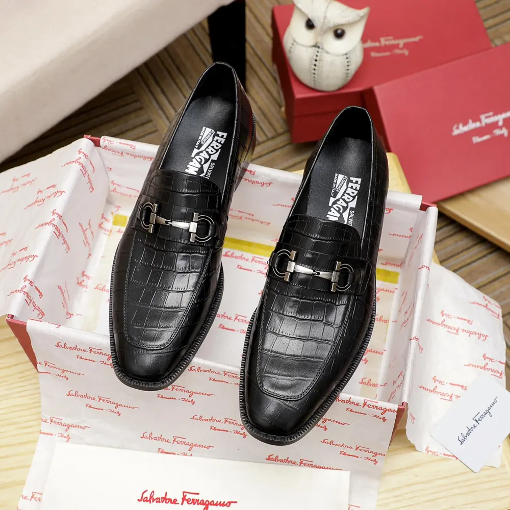 Salvatore Ferragamo casual slip-on shoes Official website original 1:1 mold