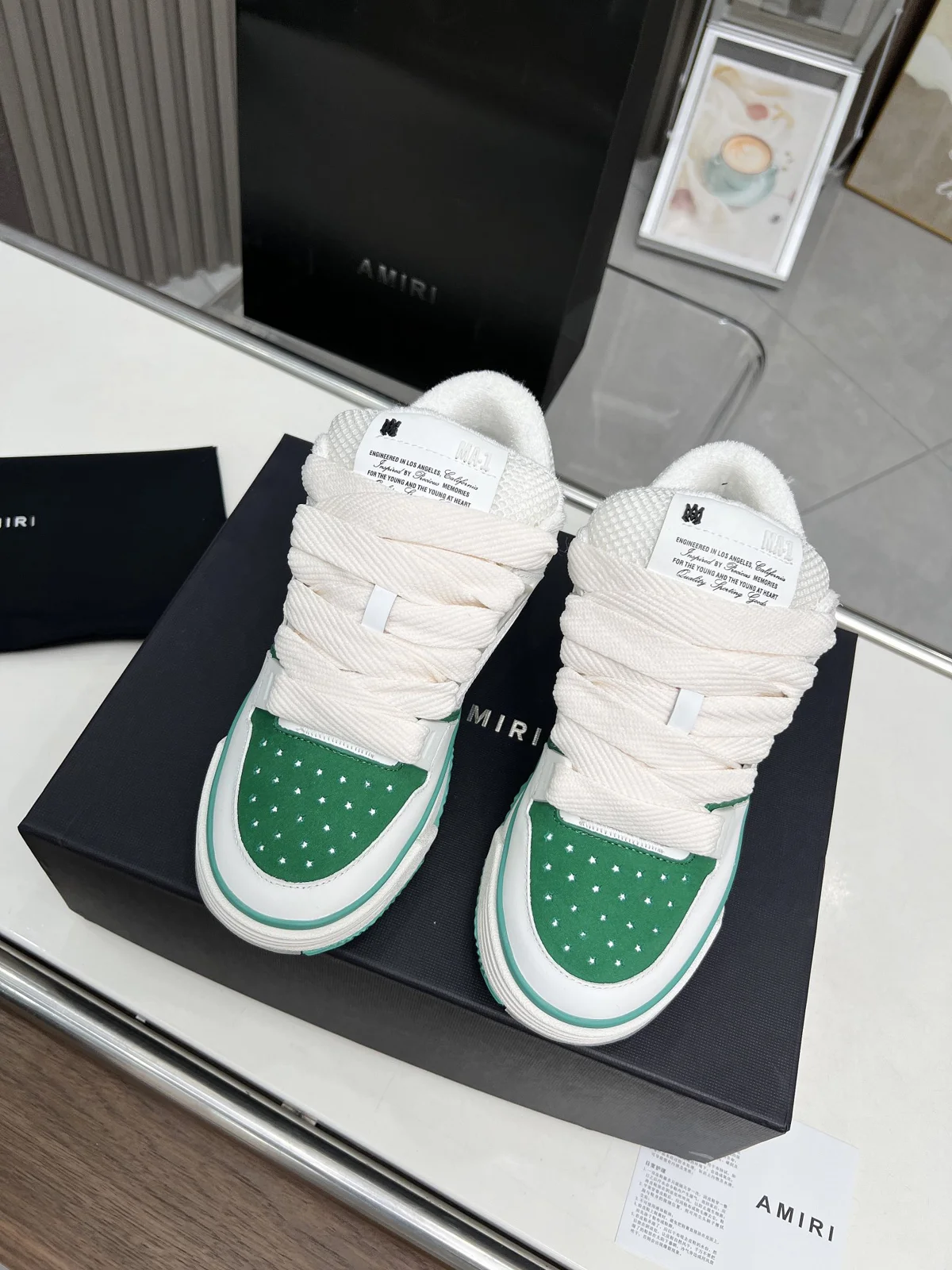 AMIRI new MA-1 loafers for couples