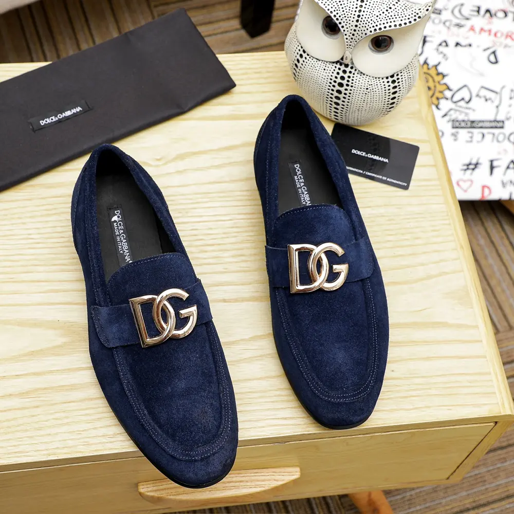 Dolce & Gabbana new men’s fashion casual slip-on shoes Official website original 1:1 mold