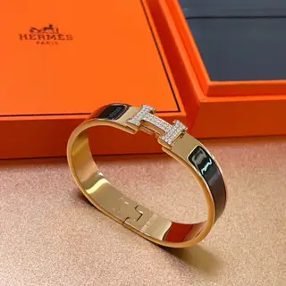 Hermes bracelet inlaid with AAA zircon