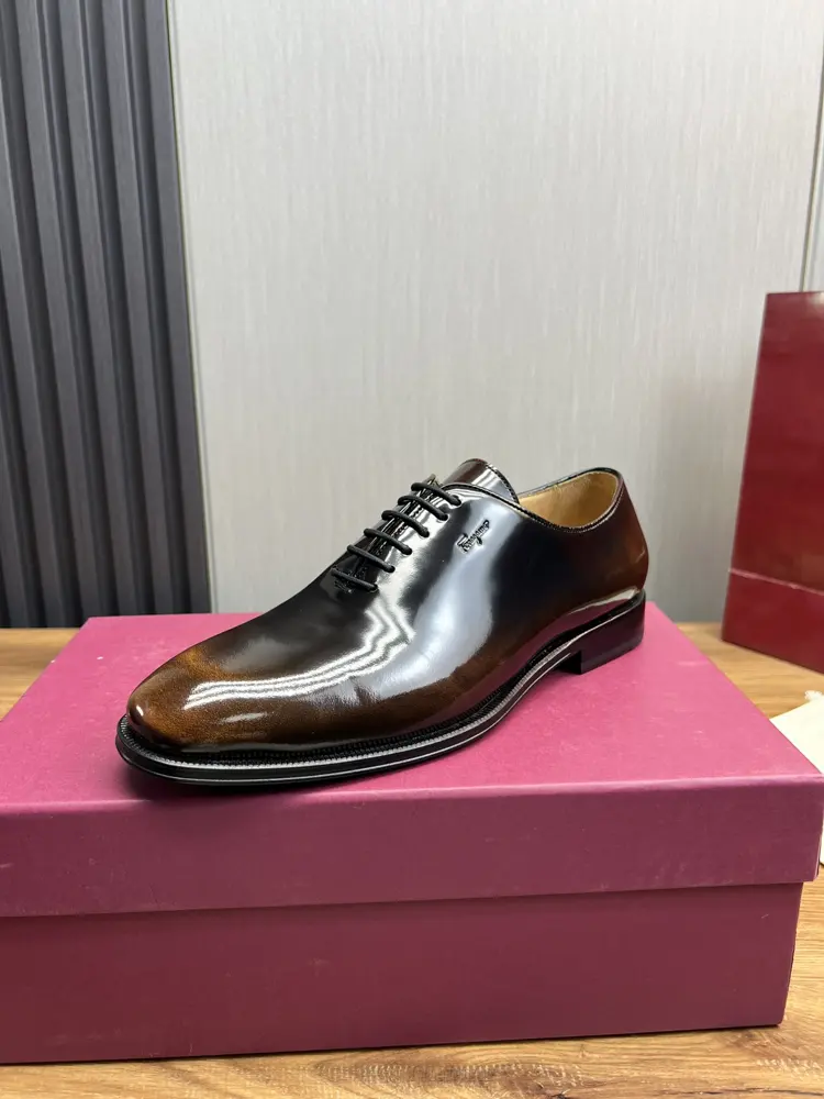 Salvatore Ferragamo men’s business casual leather shoes