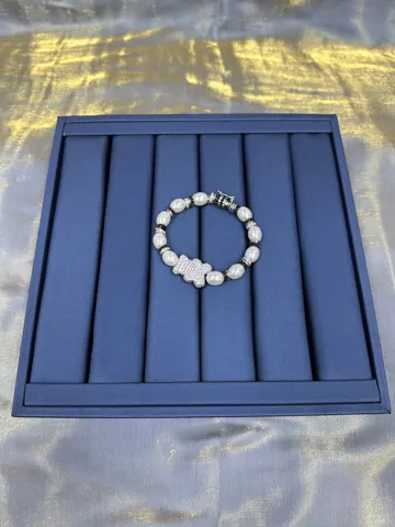 Apm monaco XL Mood Yummy black and white pearl bracelet personalized couple gift
