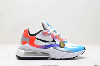 Nike Air Max 270 React Air Cushion Shock Absorption Wear-Resistant Casual Running Shoes