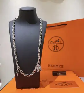 Really heart-moving HERMES necklace Pig nose H necklace series jewelry Imported materials